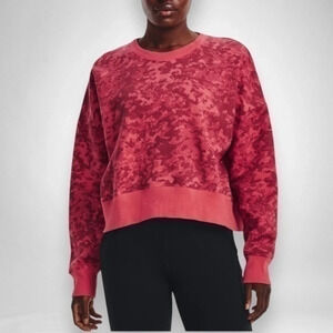 Under Armour UA Women's  Rival Fleece Camo Crew - CALYPSO - VARIOUS SIZES